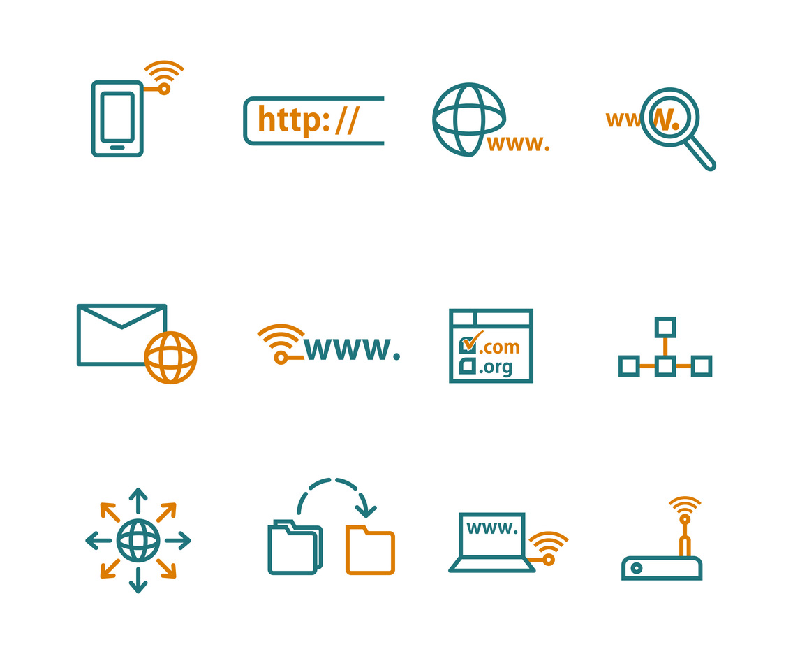 Free Internet Icons Vector