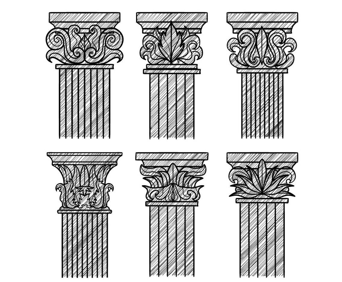 Corinthian vector set