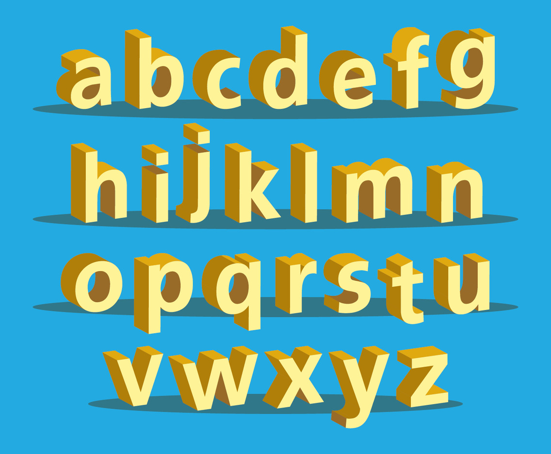 3D Fonts