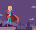 Superwoman Illustration