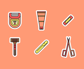 Waxing Free Vector Pack