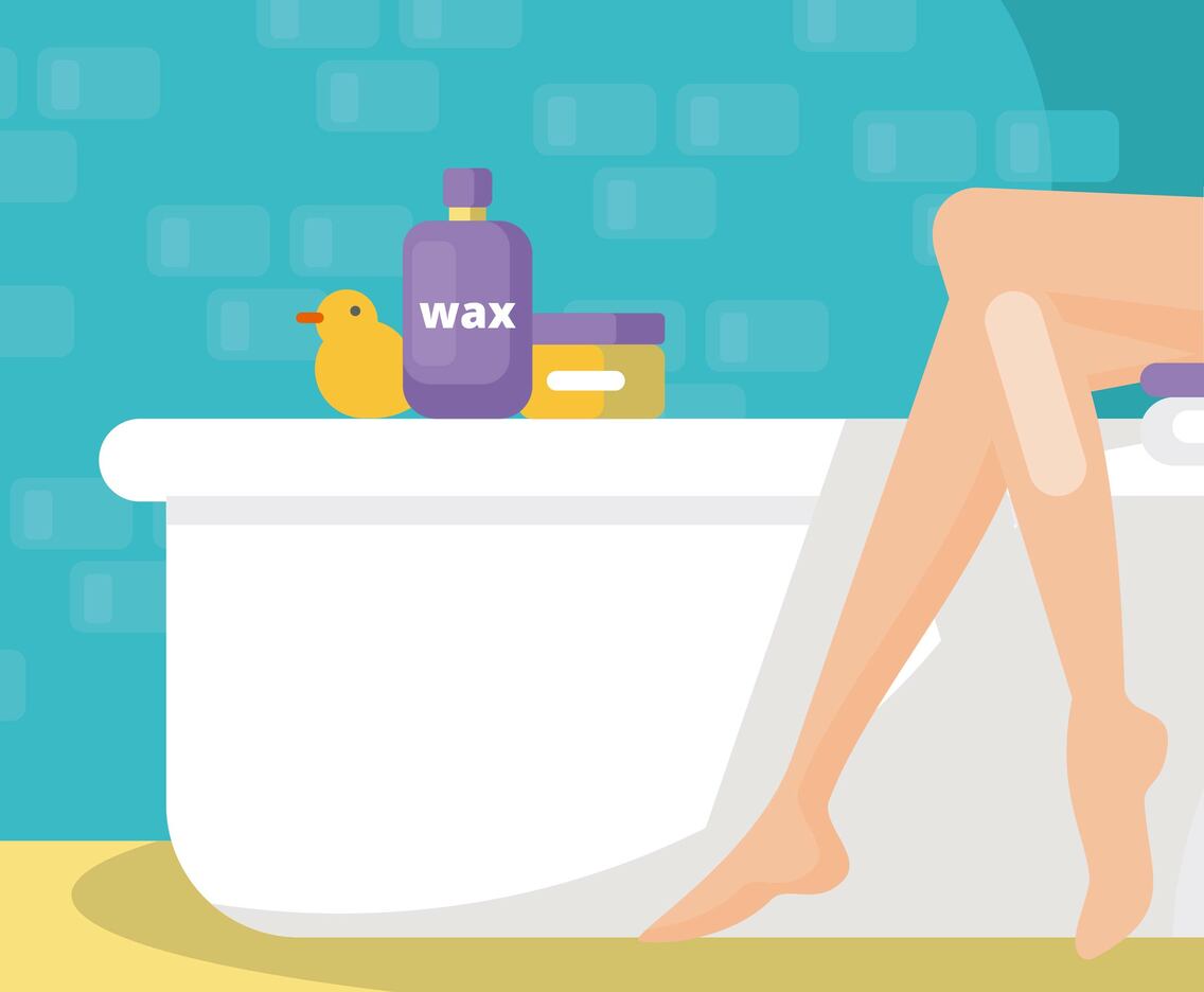Waxing Illustration