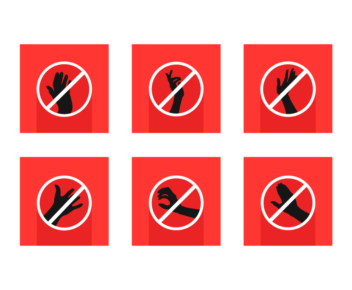 Do Not Touch Free Vector Pack