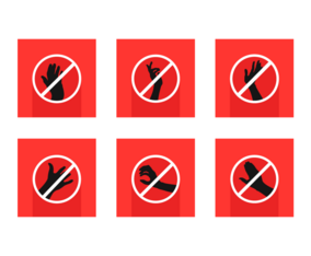 Do Not Touch Free Vector Pack