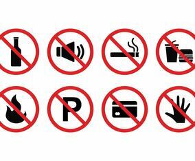 Forbidden Sign Vector Set
