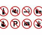 Forbidden Sign Vector Set