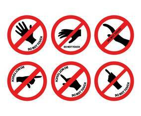 Do not touch vector set