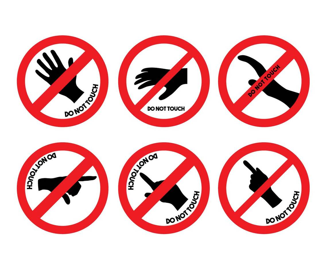 Do not touch vector set