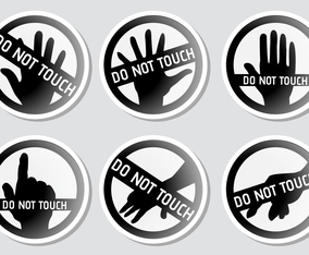 Do Not Touch Vectors