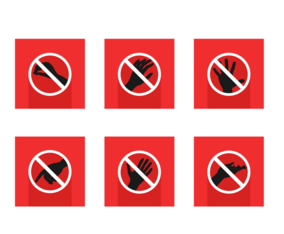 Do Not Touch Free Vector Pack