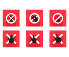 Do Not Touch Free Vector Pack