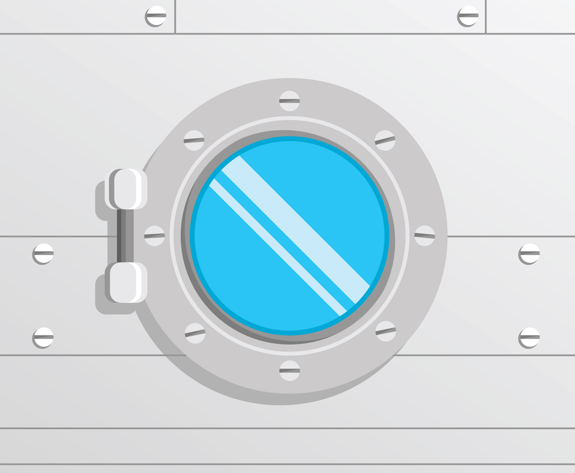 Ship Window Illustration