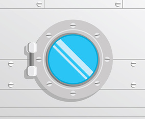 Ship Window Illustration
