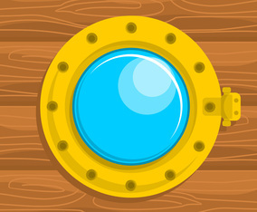 Ship Window Illustration