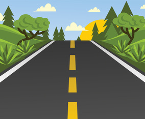 Highway Vector Illustration