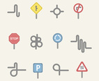 Road Traffic Icon Set