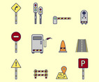 Toll and Traffic Sign Vectors