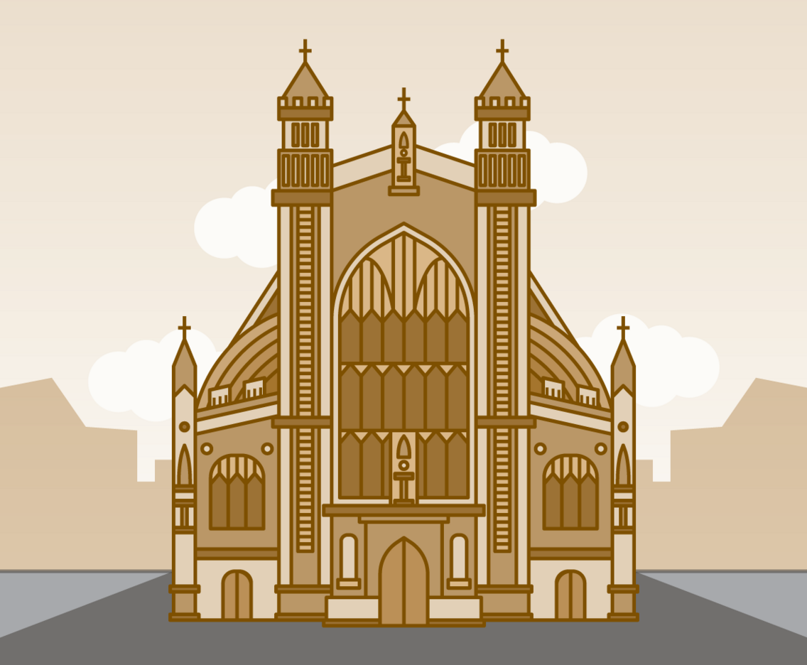 Abbey Vector