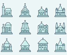 Abbey and Church Icons