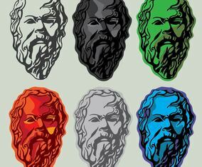 Socrates Line Art