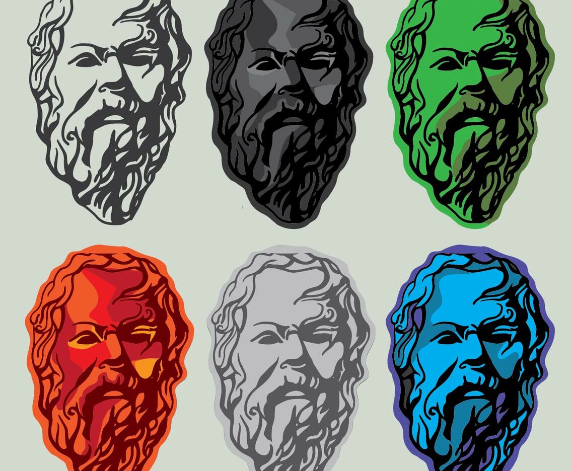 Socrates Line Art