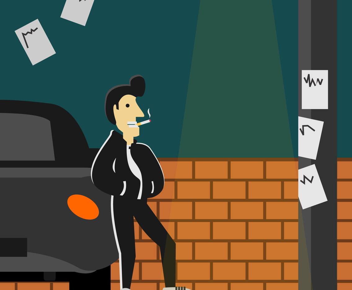 Greaser Illustration