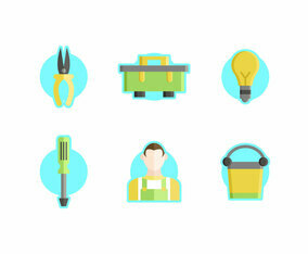 Caretaker Icons Free Vector Pack