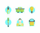 Caretaker Icons Free Vector Pack