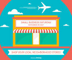 Cute Samll Business Saturday Illustration