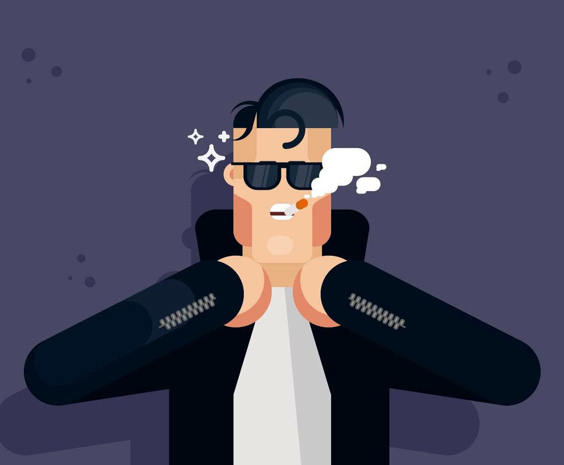 Greaser Illustration