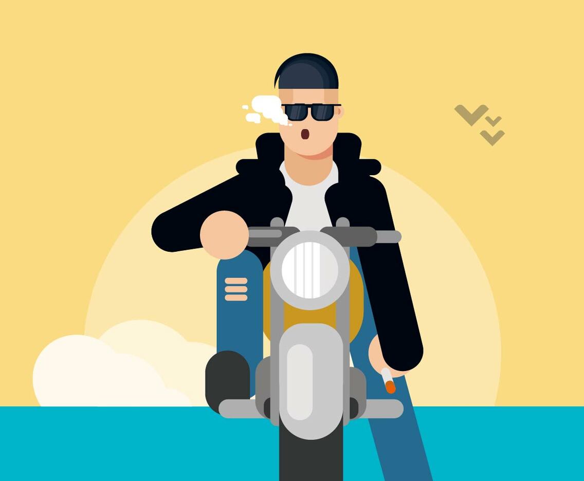 Greaser Illustration