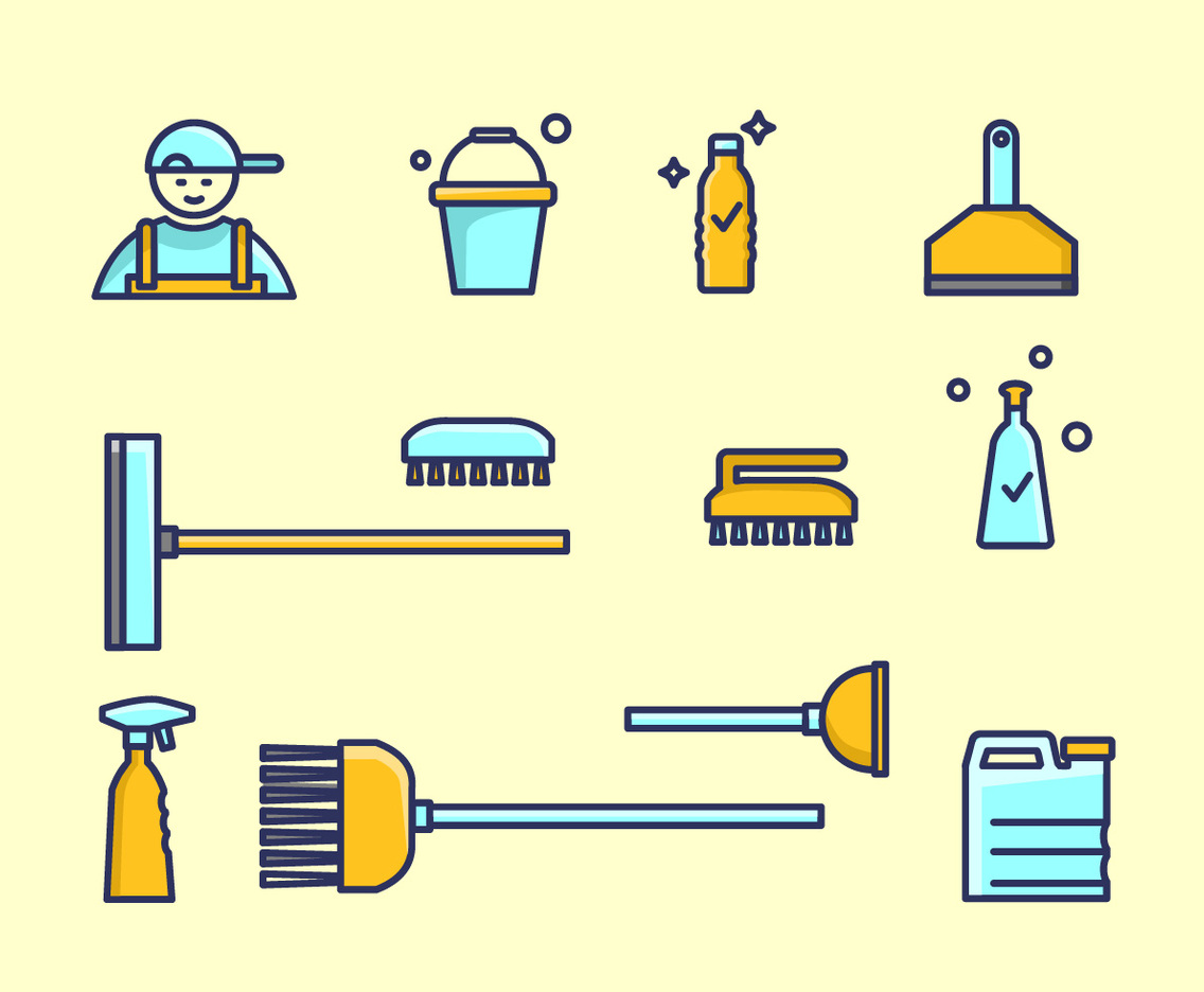 Caretaker Vectors Icons