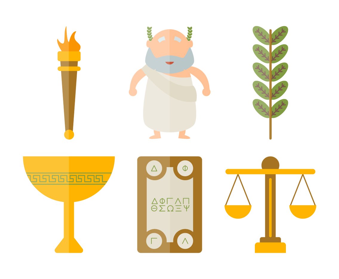 Free Outstanding Greek Vectors