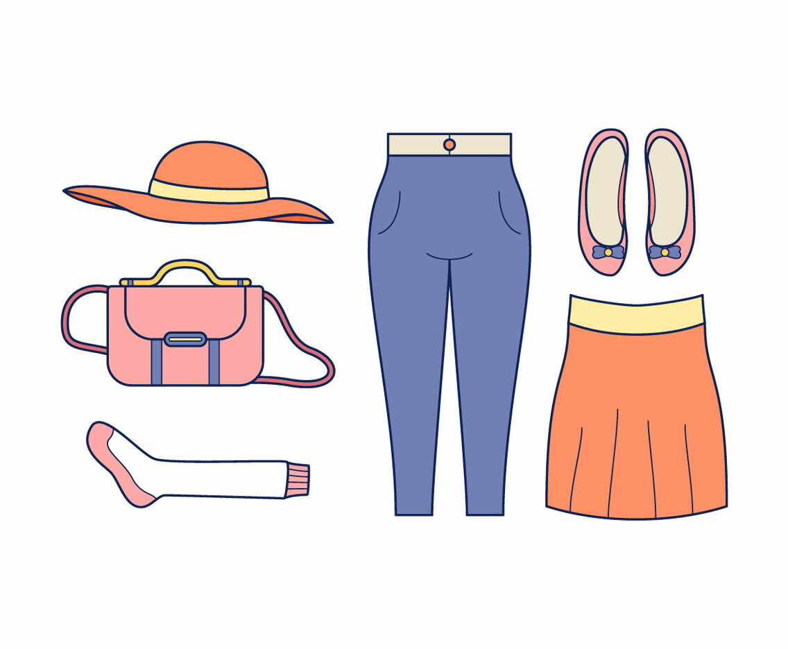 Free Unique Frills Vectors