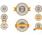 TOP Badge Vector Set