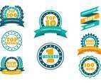 TOP Badge Vector Set