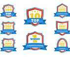 TOP Badge Vector Set