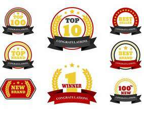 TOP Badge Vector Set