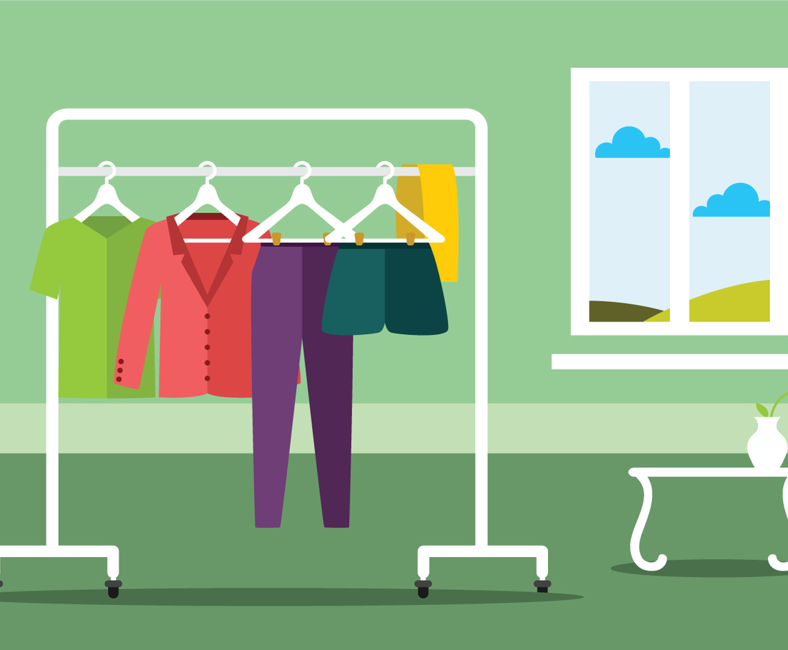 Coat Stand Illustration