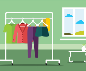 Coat Stand Illustration