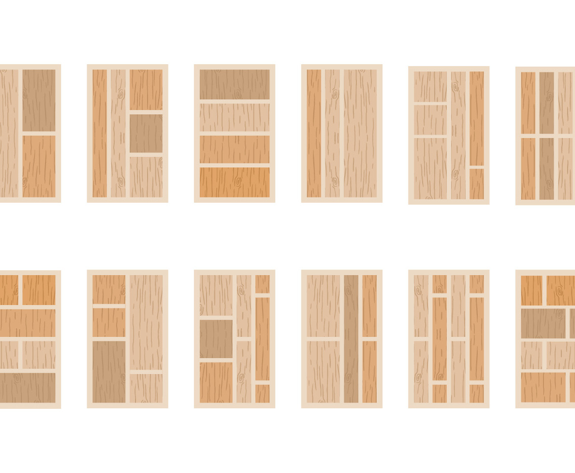 Wicker And Parquet Icons