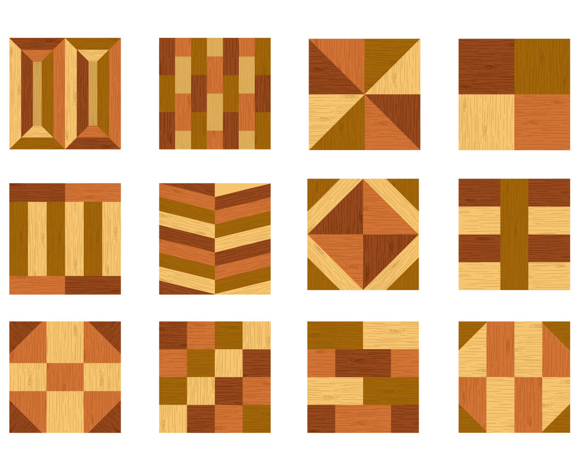 Wicker And Parquet Icons