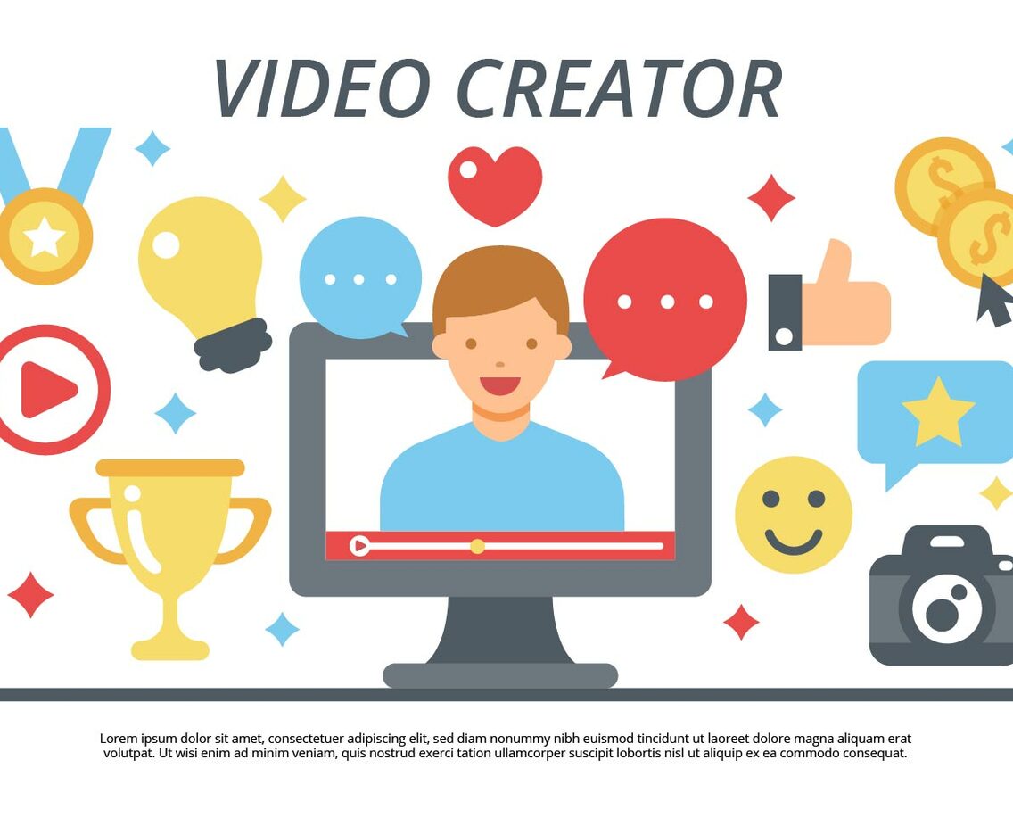 Free Video Creator Video Blogging Vector