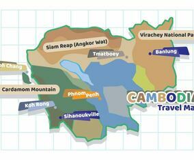 Cambodia Travel Map