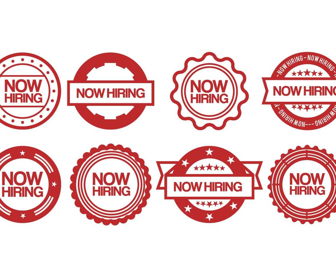 Now hiring vector set