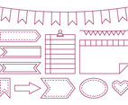 Free Iconic Bullet Journal Vector