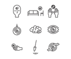 Black  White Hypnosis Icons