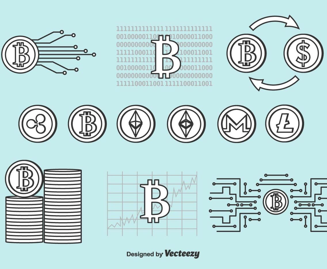 Crypto-Currency Vector Set