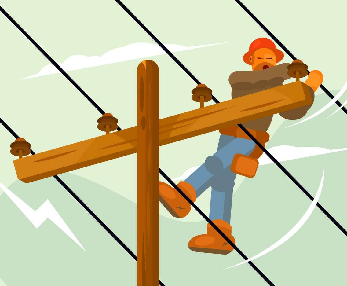 Lineman Vector