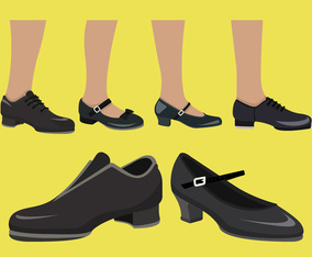 Tap Shoes Vector Collection